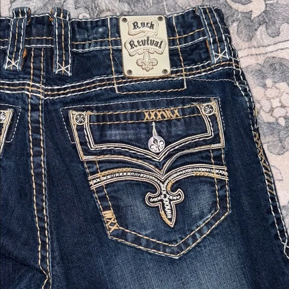 Men’s rock revival Pablo 36 x 30 jeans - Picture 5 of 10